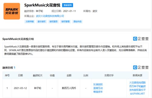火花音悅獲數百萬種子輪融資，以數據處理服務為引擎，加速音樂版權市場布局